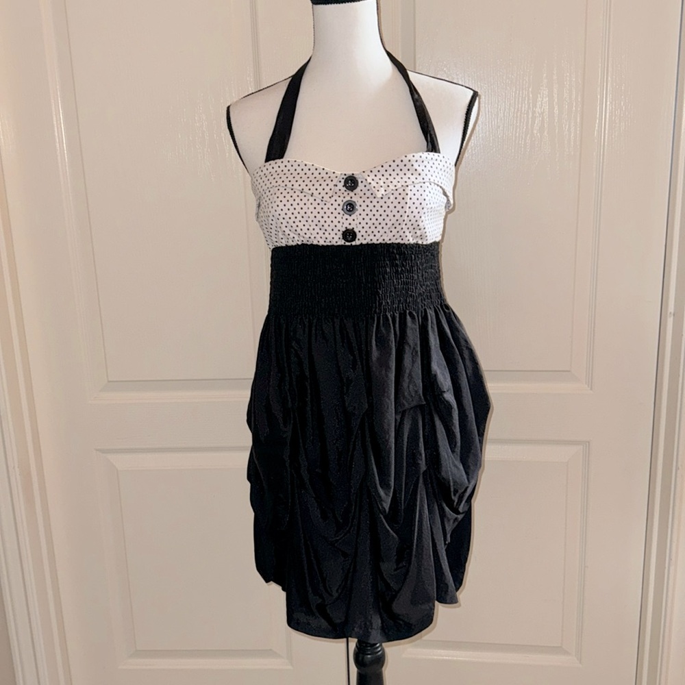 JUNIORS - Pokadot Dress - Size Large